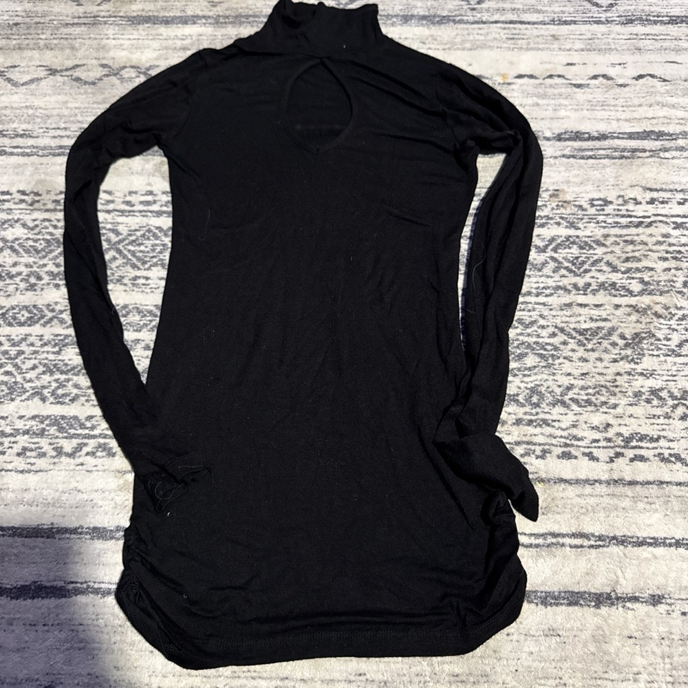 Elegant Black Women's Long Sleeve Top